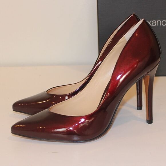 NEW Alexandre Birman Fechado Salto Alto Red Moroccan Heels size 7 - Picture 7 of 11